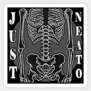 Just a Skeleton Sticker